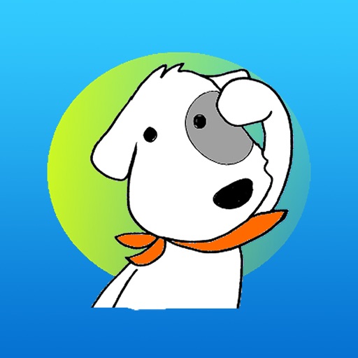 Bruno The White Dog Daily Life Sticker icon