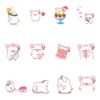 Lovely Piggy Animated Stickers