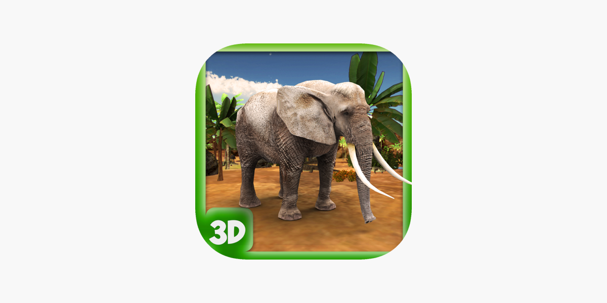 ジャングルの野生のゾウの人生 動物ゲーム をapp Storeで