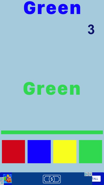 4 Color Stroop