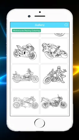 Game screenshot Motorcycle Racing Coloring Book For Kids apk