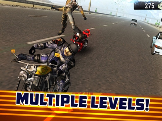Crazy Moto Racer Fighter screenshot 3
