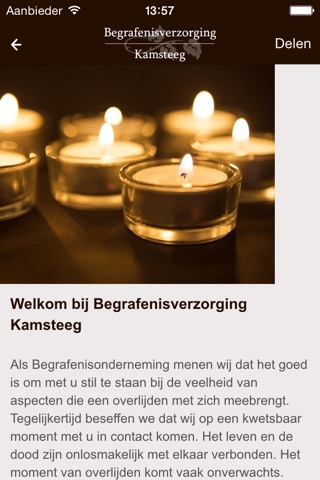 Begrafenisverzorging Kamsteeg screenshot 2