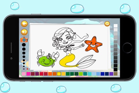 Little Mermaid Coloring Book screenshot 4