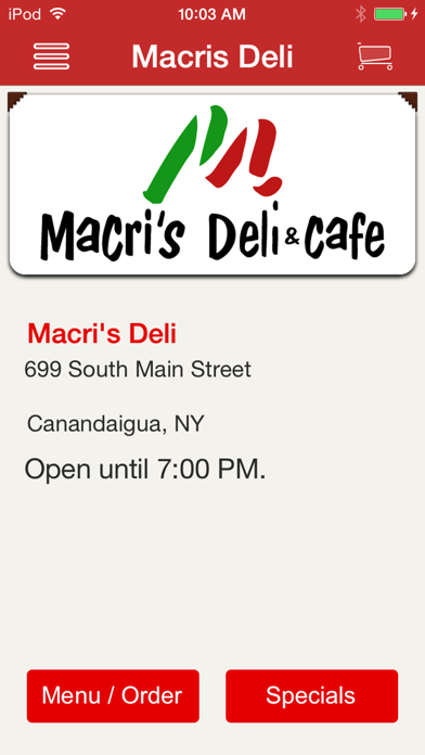 How to cancel & delete Macri's Deli from iphone & ipad 1