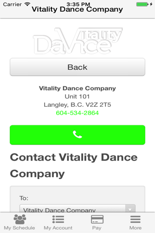 Vitality Dance Company screenshot 3