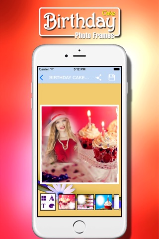 Birthday Cake Photo Frames screenshot 4