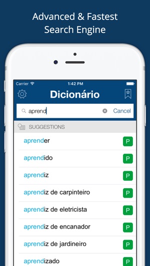 Portuguese English Dictionary*(圖1)-速報App