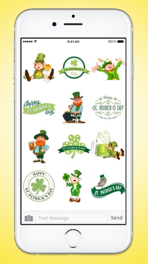 St Patricks Day Leprechaun and Beer Sticker Pack(圖3)-速報App