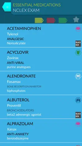 Game screenshot NCLEX Pharmacology 300 Top Meds hack