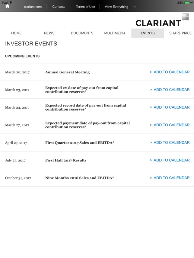 Clariant Investor Relations(圖3)-速報App