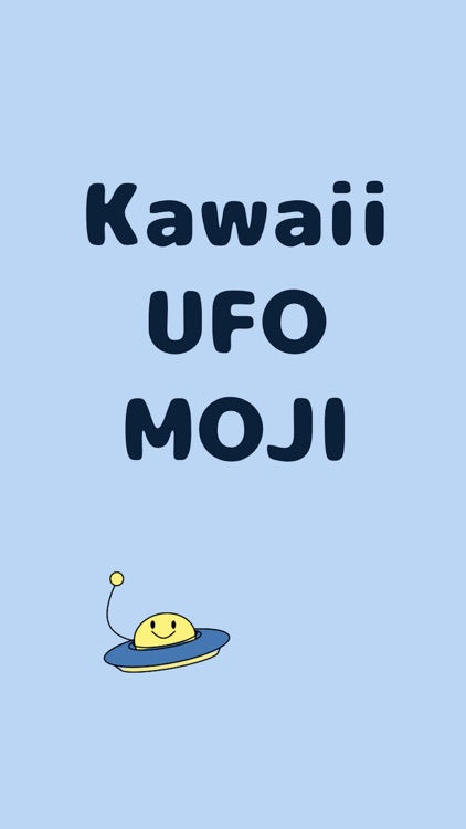 Kawaii UFO MOJI