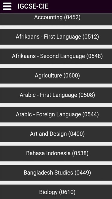 IGCSE CIE screenshot 2