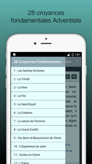 28 Croyances Fondamentales Adventiste(圖1)-速報App