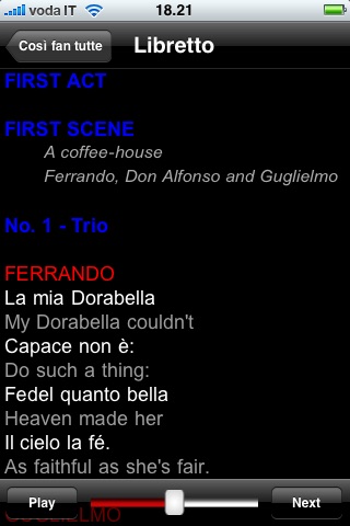 Opera: Così fan tutte screenshot 4