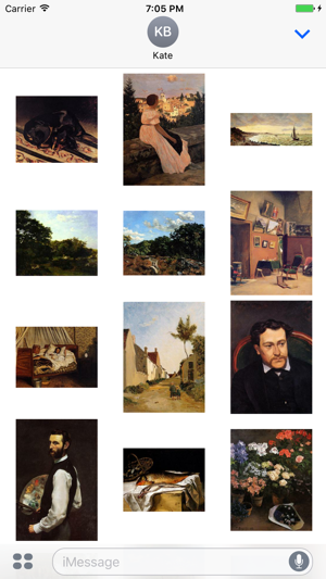 Frederic Bazille Artworks Stickers(圖2)-速報App