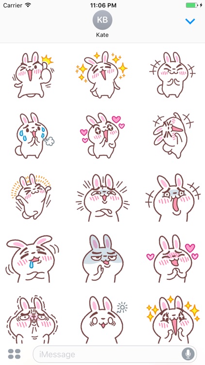 Lill The Funny In Love Bunny Sticker Vol 1