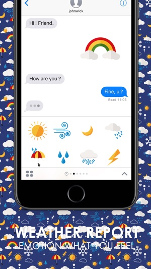 Weather Report Stickers for iMessage(圖2)-速報App