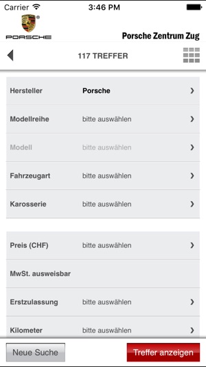 Porsche Zentrum Zug für iPhone(圖3)-速報App