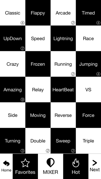 Black White Tiles (New): Piano Tiles Mini Games screenshot 3