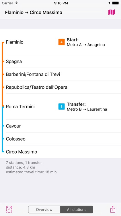 Rome Rail Map Lite screenshot-3