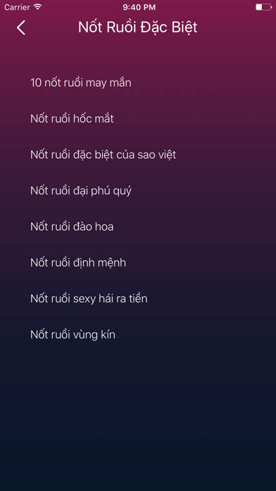 How to cancel & delete Bói nốt ruồi - Tử Vi - boi not ruoi - tu vi 2017 from iphone & ipad 1