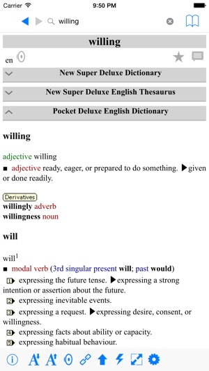 New Deluxe Dictionary And Thesaurus Pro(圖4)-速報App