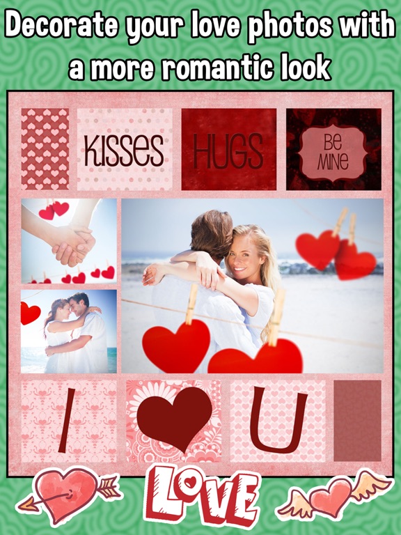 Valentine's Day Frames Photo Collage Editor screenshot 2