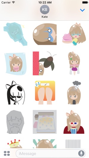 Mayu, the fashionable girl for iMessage Sticker(圖1)-速報App