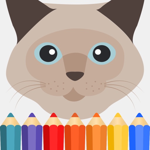 Cat coloring book game by Akrawat Thongchaoum