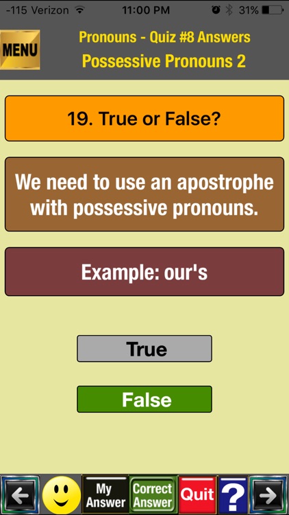 easyLearn Pronouns  in English Grammar screenshot-4