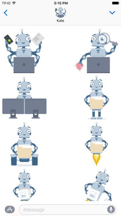 Lil' Robots Sticker