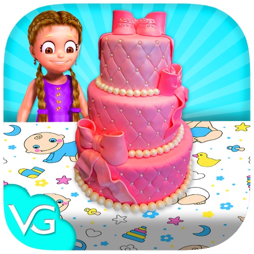 Baby Shower Party Cake Maker - Real Cake Designer iOS App