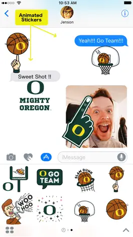 Game screenshot Oregon Ducks Animated Emojis mod apk