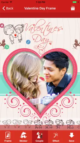 Game screenshot Valentine Card, Frame & Gif 2017 apk