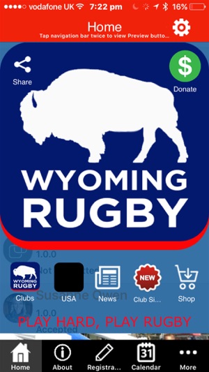 Rugby Wyoming App