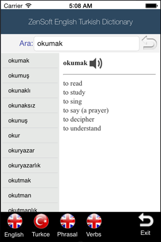 İngilizce Türkçe Sözlük screenshot 2