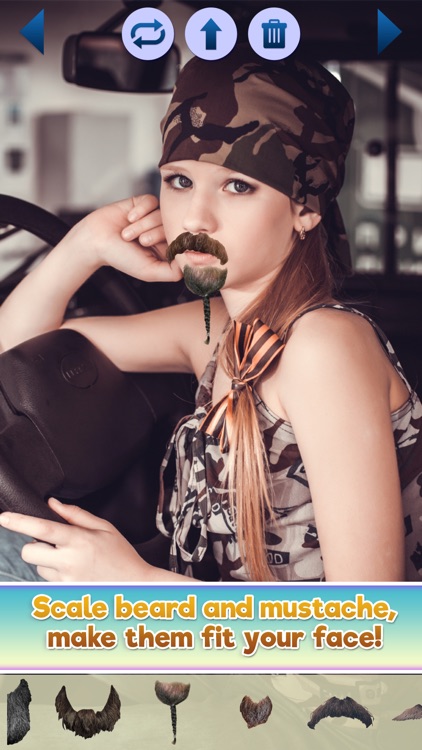 Beard and Mustache Grow Face Sticker.s Photo Booth screenshot-3