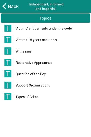 Help For Victims screenshot 2