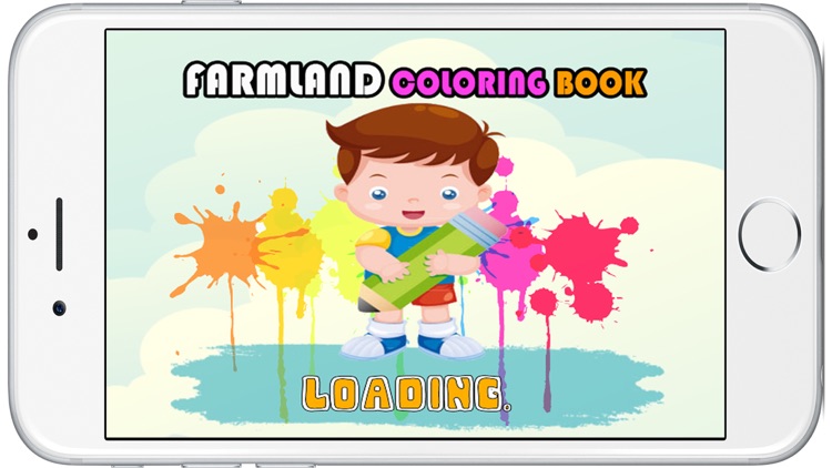 Farmland Coloring Book for Kids