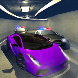 Police Car Escape 3D: Night Mode Racing Chase Game