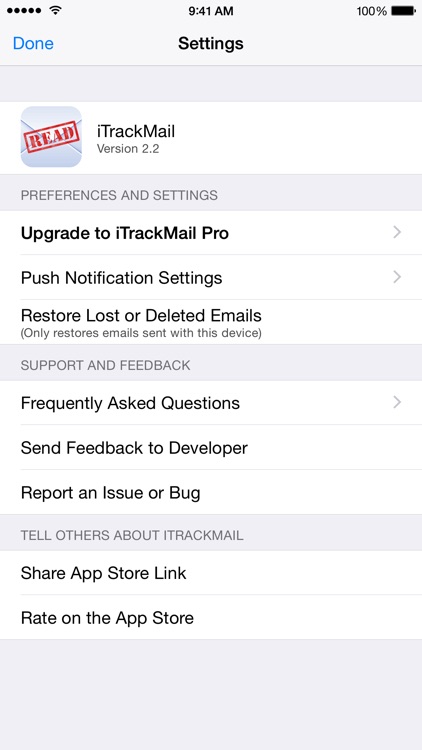 iTrackMail - Easy Email Tracking and Read Receipts screenshot-4