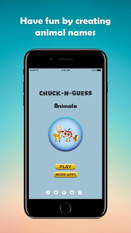 CHUCK-n-GUESS Animals screenshot-0