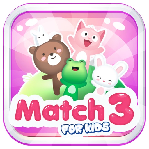 Animals Worlds Match 3 Fun Games iOS App