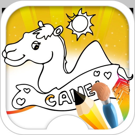 Camel Coloring Icon