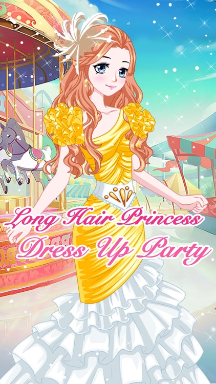 Long Hair Princess Dress Up Party - Girl Games