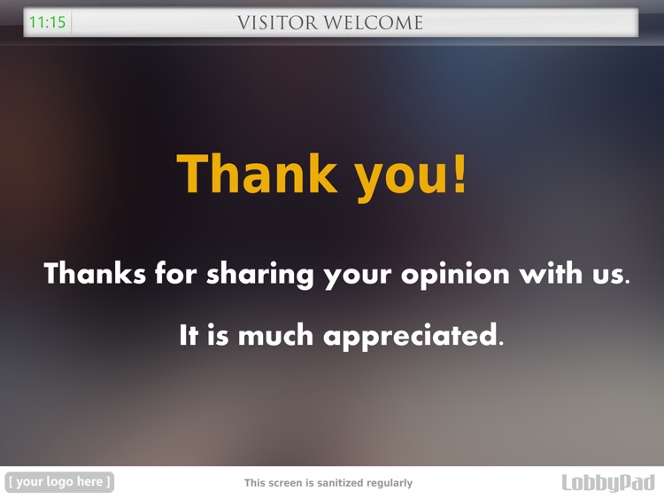 LobbyPad Visitor Queue Manager and Smiley Feedback screenshot-4