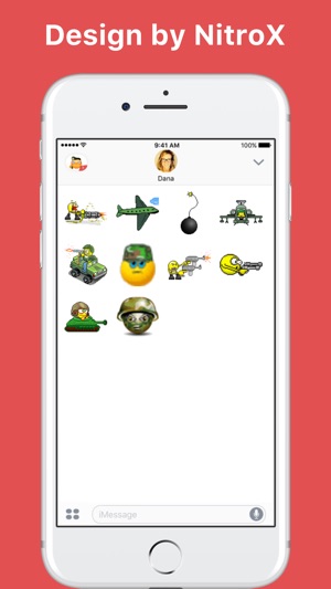 Army and War emoji stickers by NitroX for iMessage(圖2)-速報App