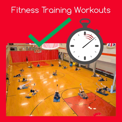 Fitness training workouts icon