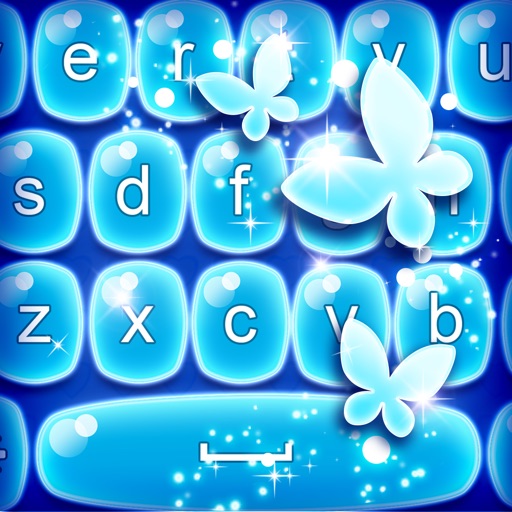 Neon Blue Keyboard Changer: Amazing Keypad Themes